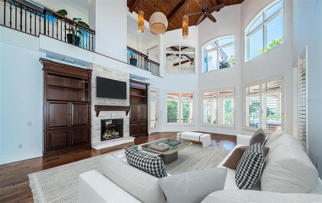 Fireplace, Interior, Living room, Wooden Beams, Wooden Ceilings, Wood Texture Flooring