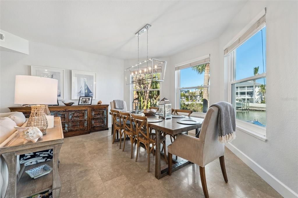Dining room, Interior, Pendant Lights