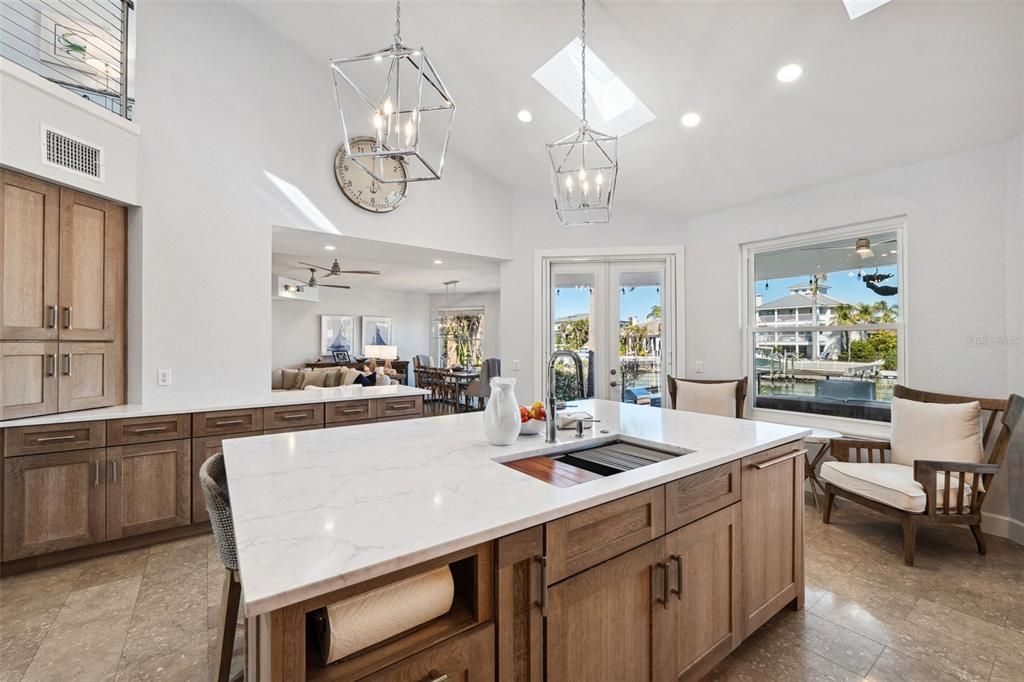 Dining room, Interior, Kitchen, Pendant Lights, Recessed Lighting