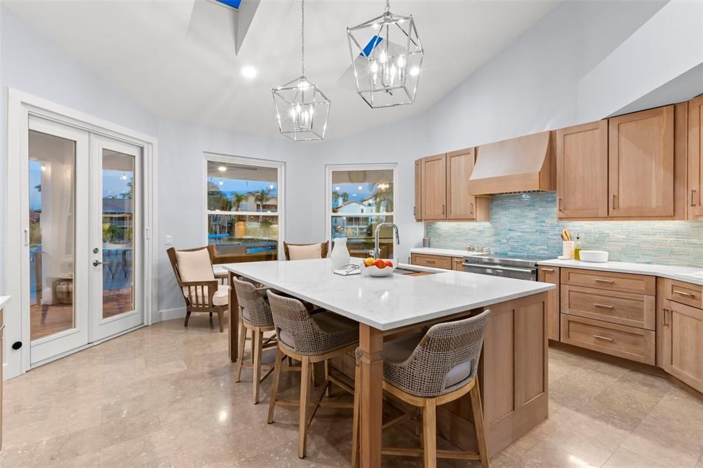 Dining room, Interior, Kitchen, Pendant Lights, Recessed Lighting