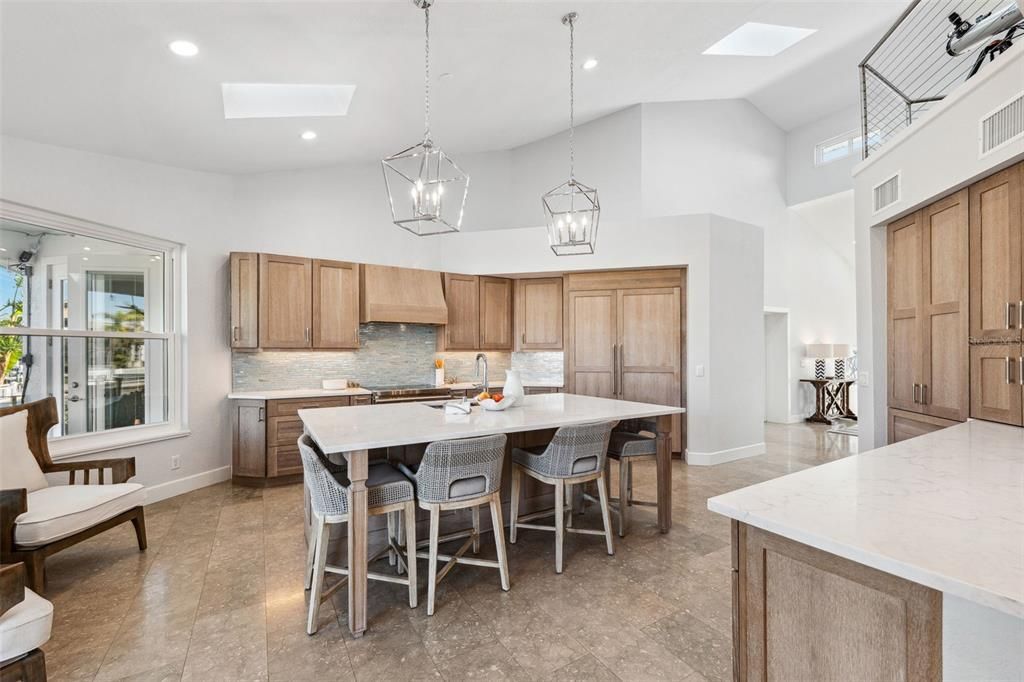 Interior, Kitchen, Pendant Lights, Recessed Lighting