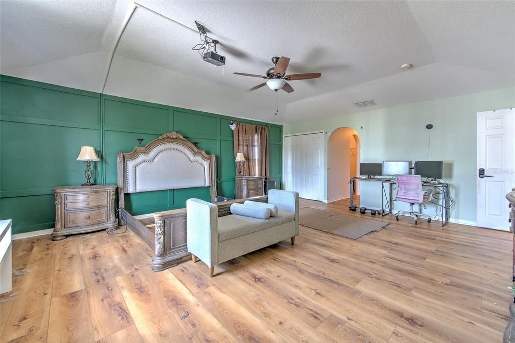 Home Office, Interior, Wood Texture Flooring