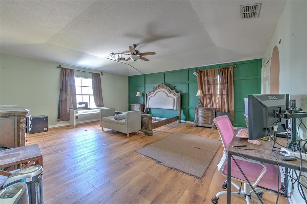 Home Office, Interior, Wood Texture Flooring