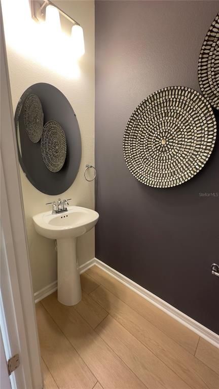 Bathroom, Interior, Wood Texture Flooring