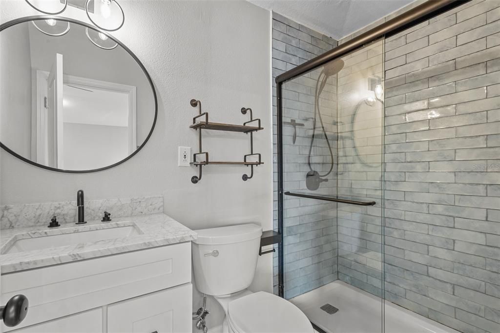 Bathroom, Glass Shower, Interior