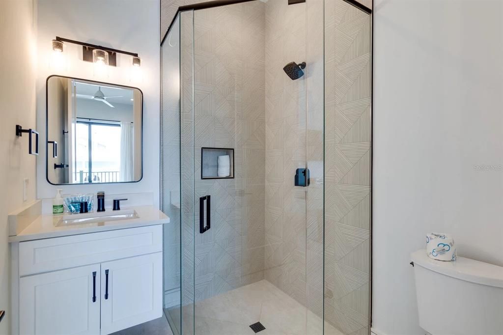 Bathroom, Glass Shower, Interior