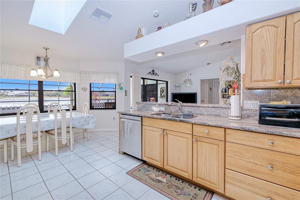 Dining room, Interior, Kitchen, Pendant Lights, Recessed Lighting