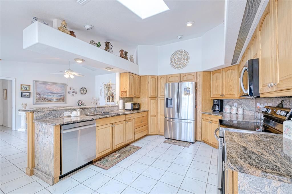 Interior, Kitchen, Recessed Lighting, Stainless Steel Appliances
