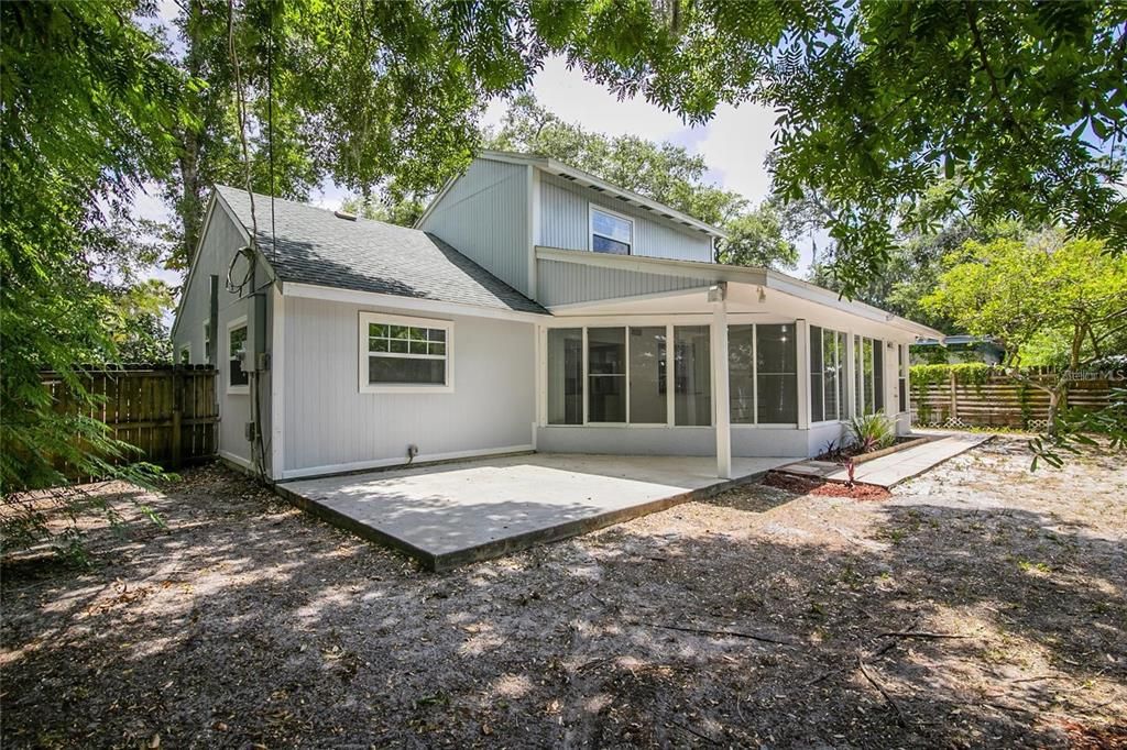 Backyard, Exterior