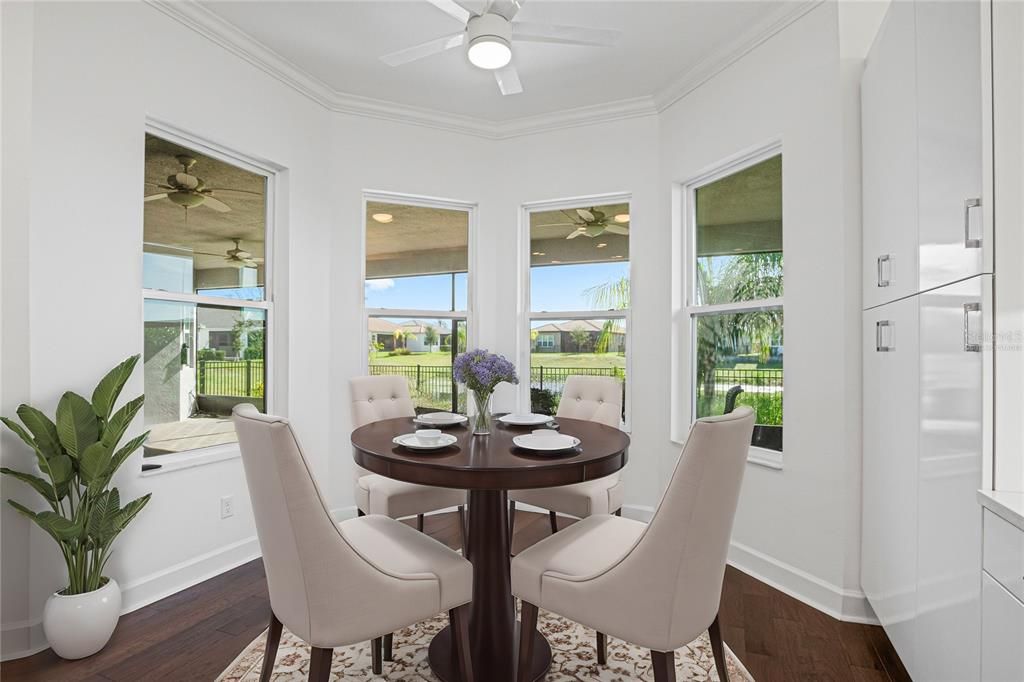 Dining room, Interior, Wood Texture Flooring