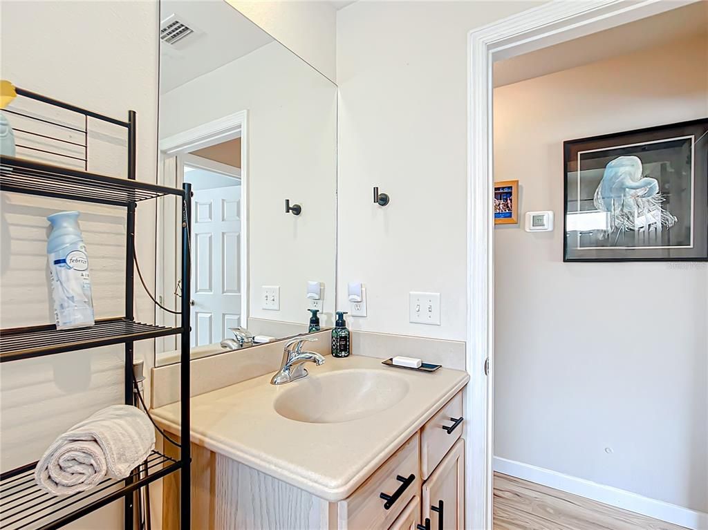 Bathroom, Interior, Wood Texture Flooring
