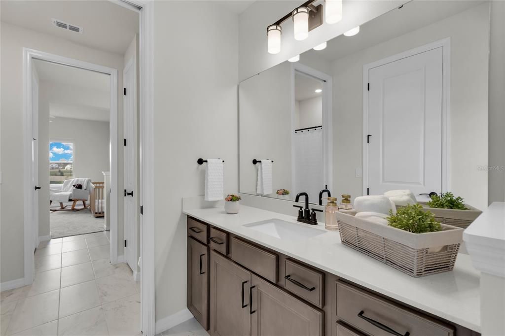 Bathroom, Dual Sink Vanities, Interior, Marble