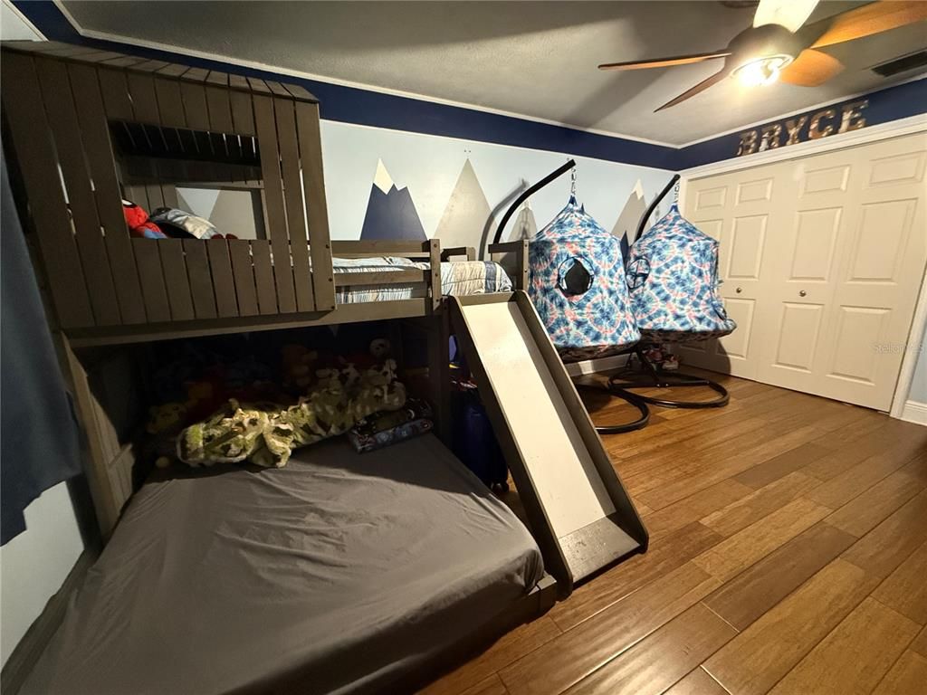 Bedroom, Interior, Wood Texture Flooring