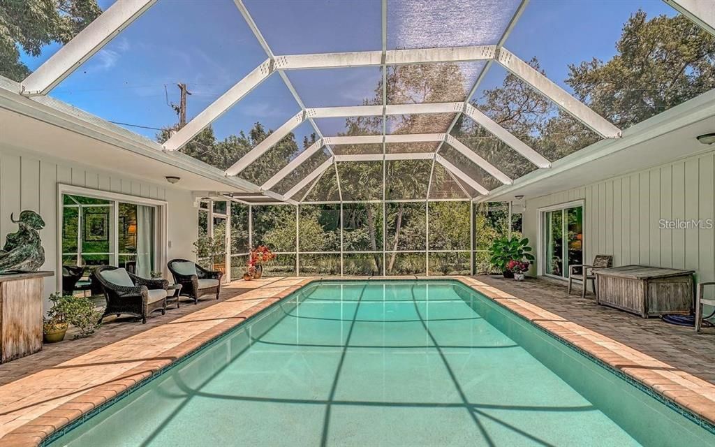 Glass Ceilings, Interior, Pool, Sun Room