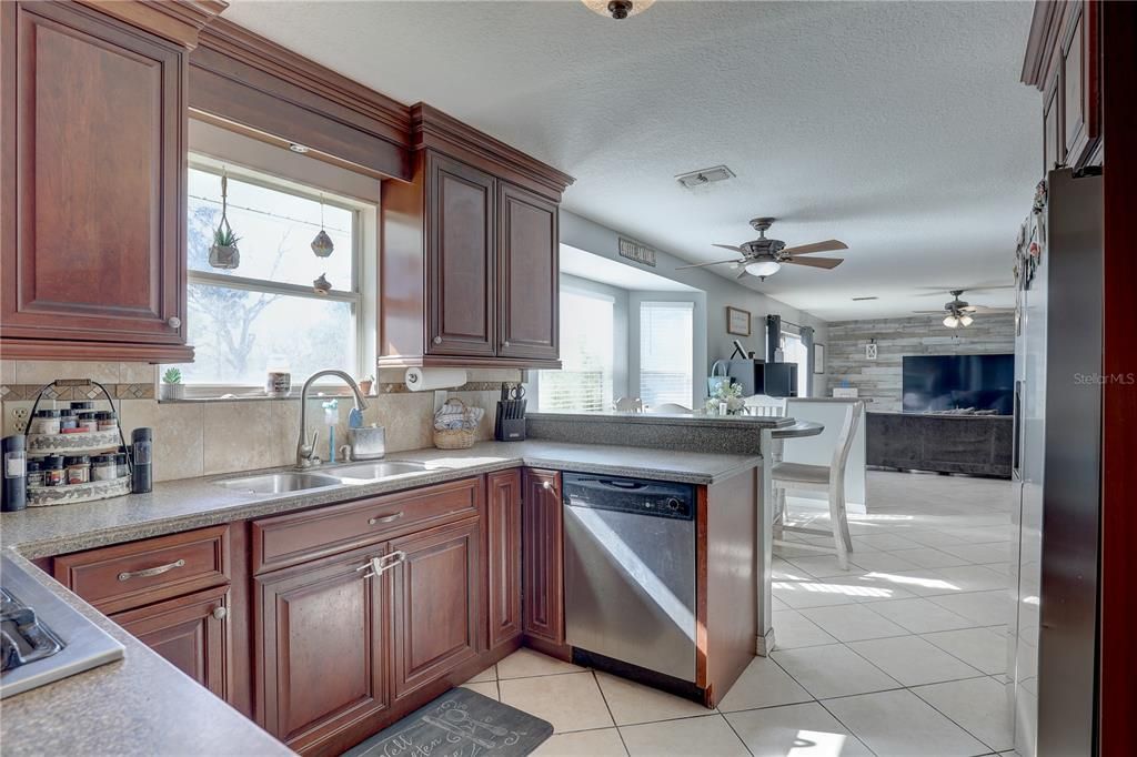 Dining room, Interior, Kitchen, Stone Walls