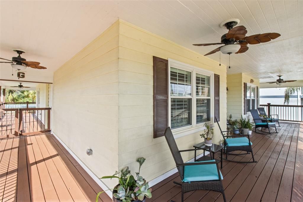 Exterior, Wood Texture Flooring