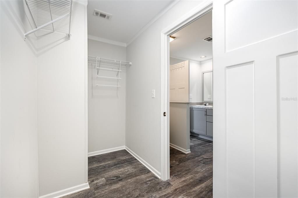 Interior, Recessed Lighting, Walk-in Closets, Wood Texture Flooring