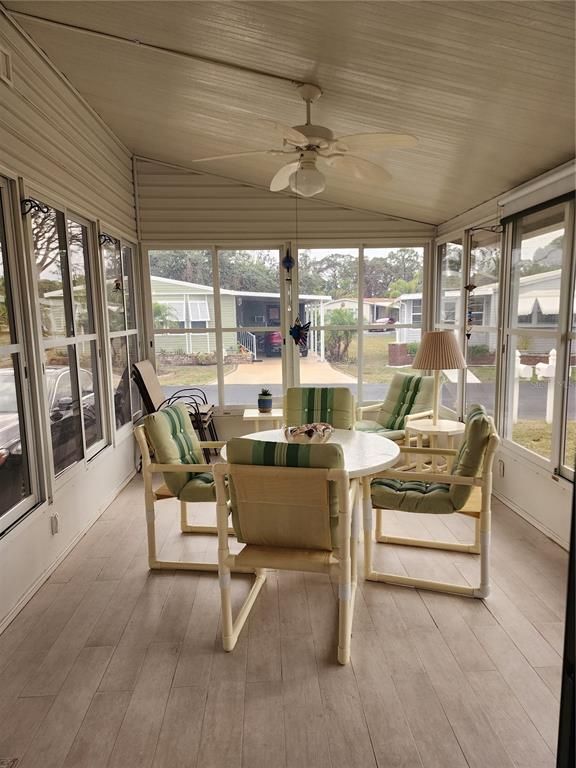 Interior, Sun Room, Wood Texture Flooring