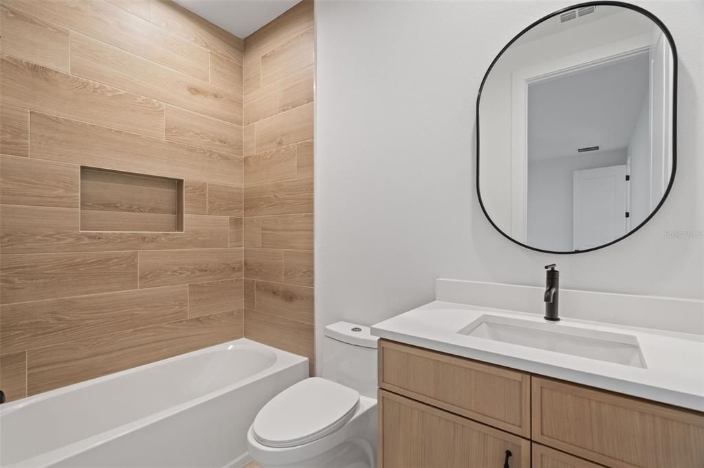 Bathroom, Interior, Wooden Walls
