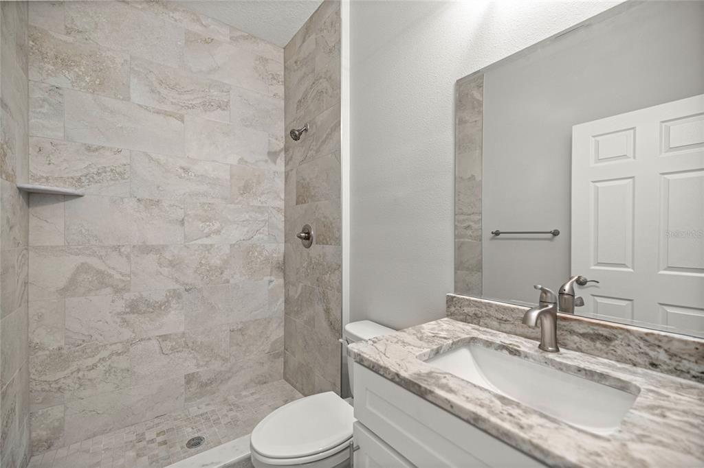 Bathroom, Interior, Marble Walls
