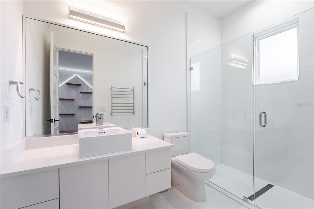 Bathroom, Glass Shower, Interior