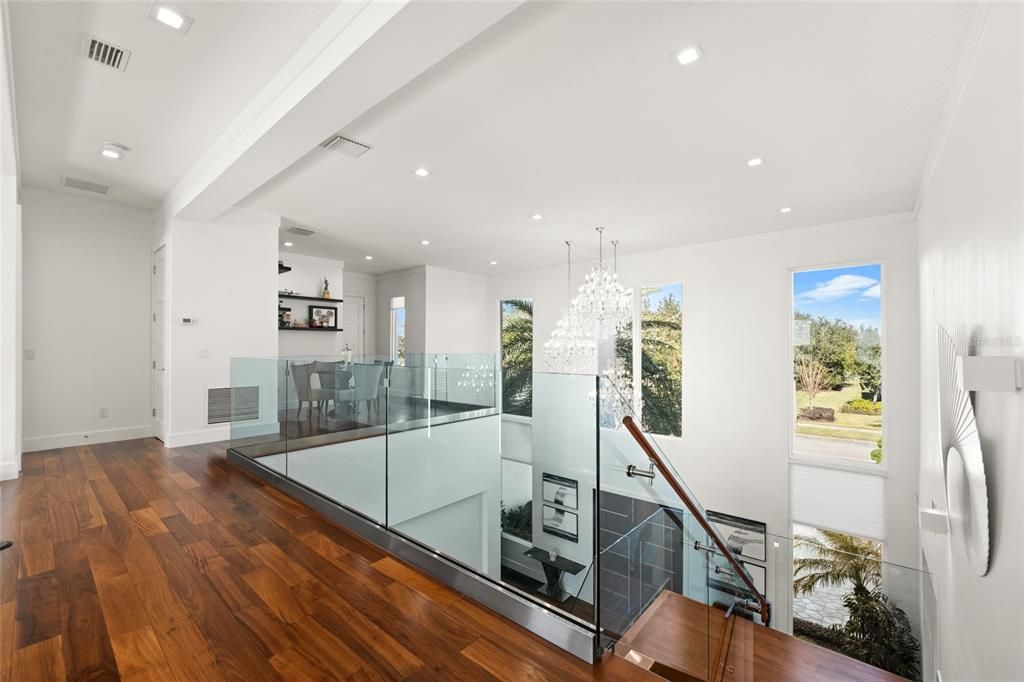 Chandelier, Interior, Recessed Lighting, Wood Texture Flooring