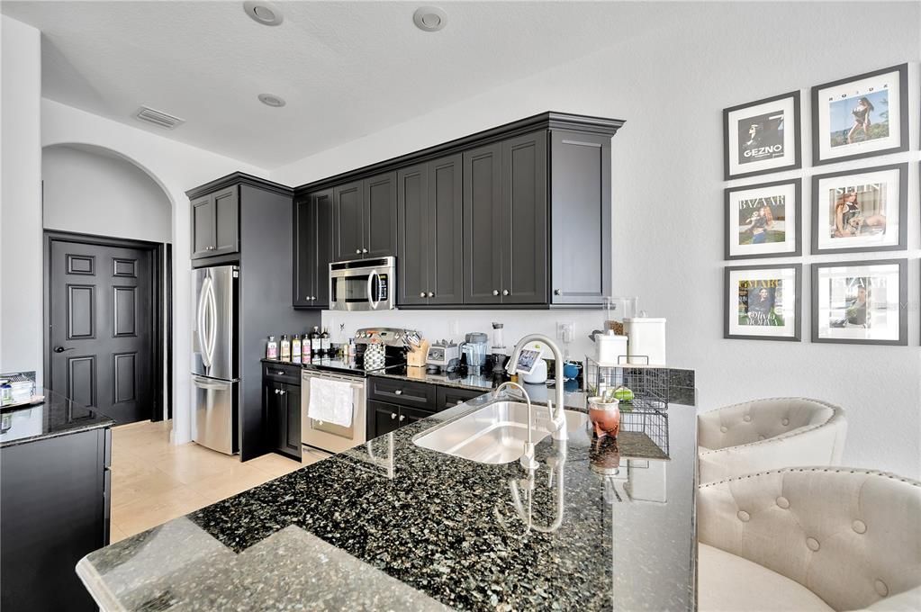 Interior, Kitchen, Recessed Lighting, Stainless Steel Appliances