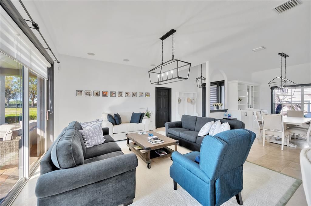 Dining room, Interior, Living room, Pendant Lights