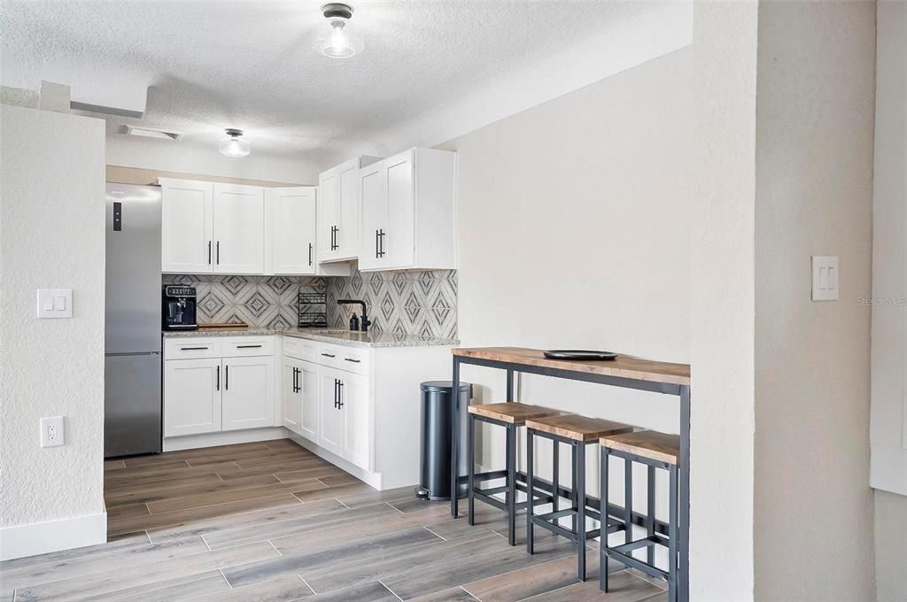 Interior, Kitchen, Wood Texture Flooring