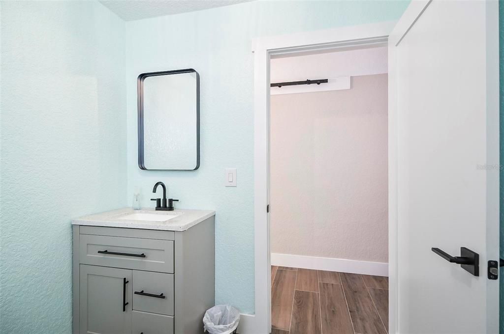 Bathroom, Interior, Wood Texture Flooring