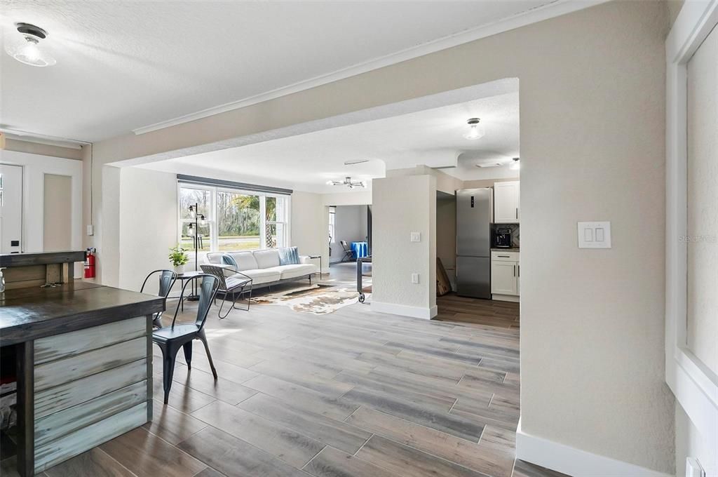 Dining room, Interior, Living room, Wood Texture Flooring
