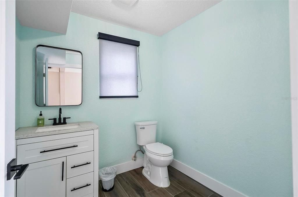 Bathroom, Interior, Wood Texture Flooring