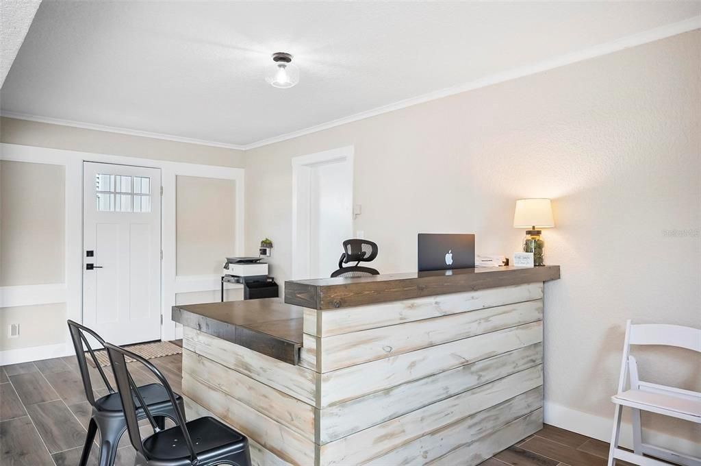 Home Office, Interior, Wood Texture Flooring