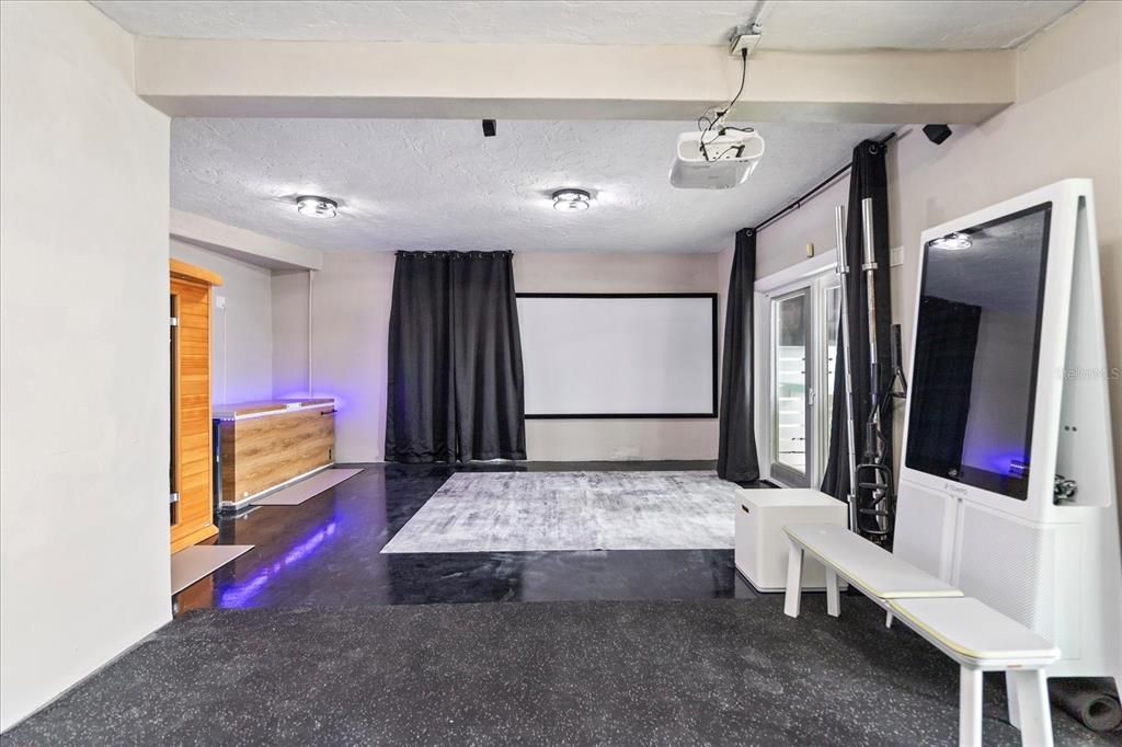 Interior, Projection Screen, Theatre Room