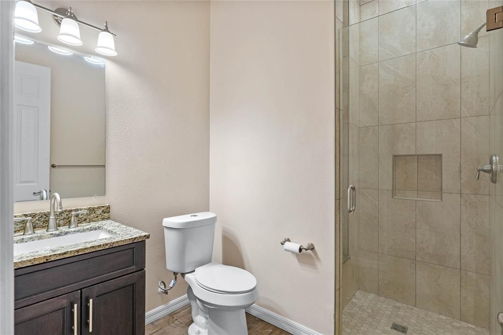 Bathroom, Glass Shower, Interior