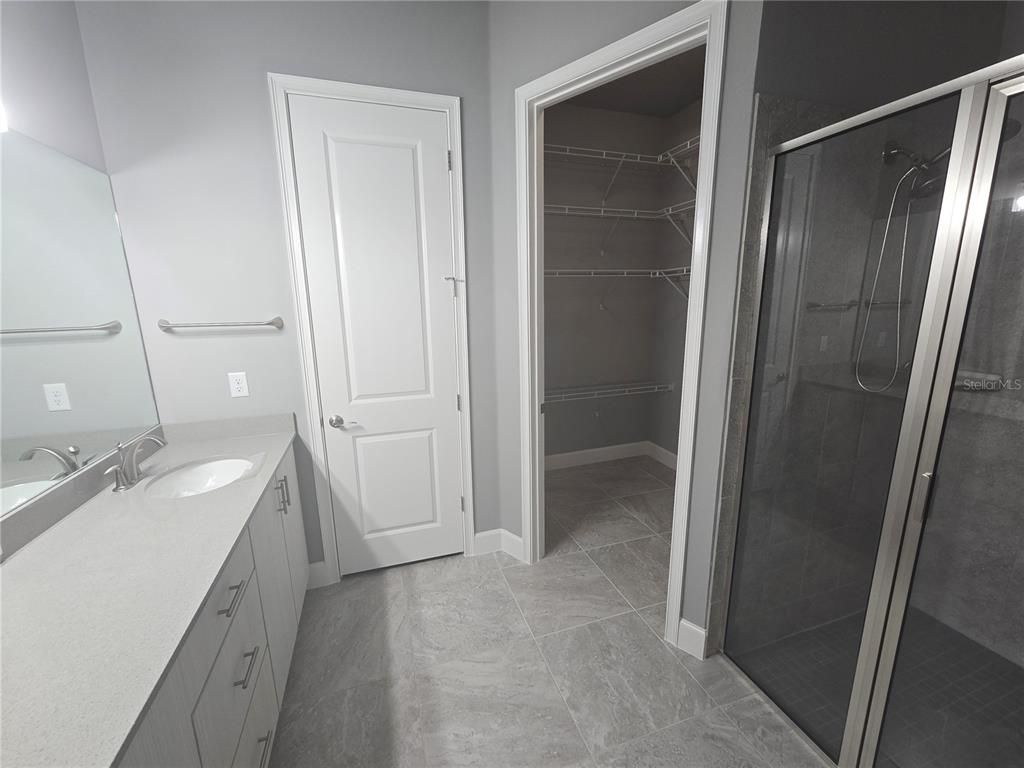 Bathroom, Dual Sink Vanities, Glass Shower, Interior, Walk-in Closets