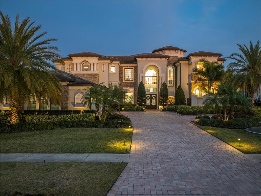 Backyard, Exterior, Facade, Mediterranean
