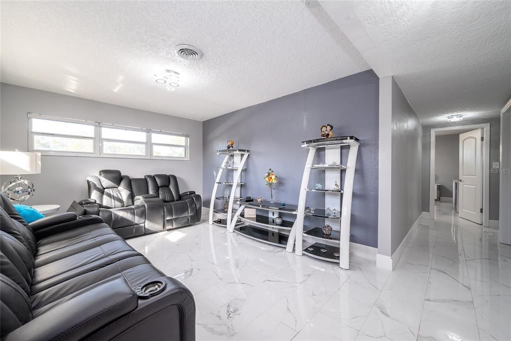 Home Theatre Room, Interior, Living room, Marble