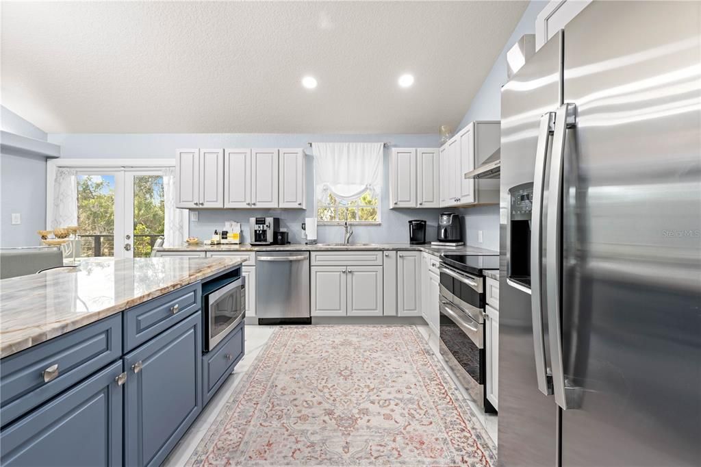 Interior, Kitchen, Recessed Lighting, Stainless Steel Appliances