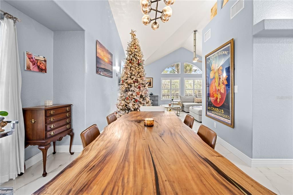 Dining room, Interior, Pendant Lights