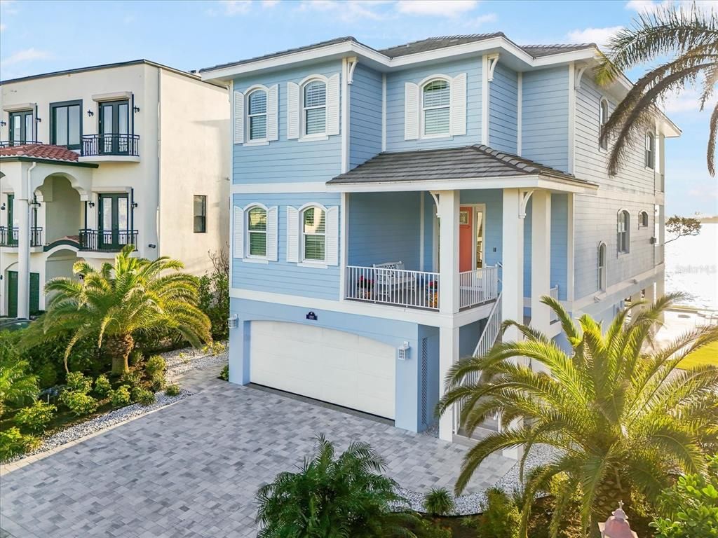 Attached, Exterior, Facade, Water, Rowhouse