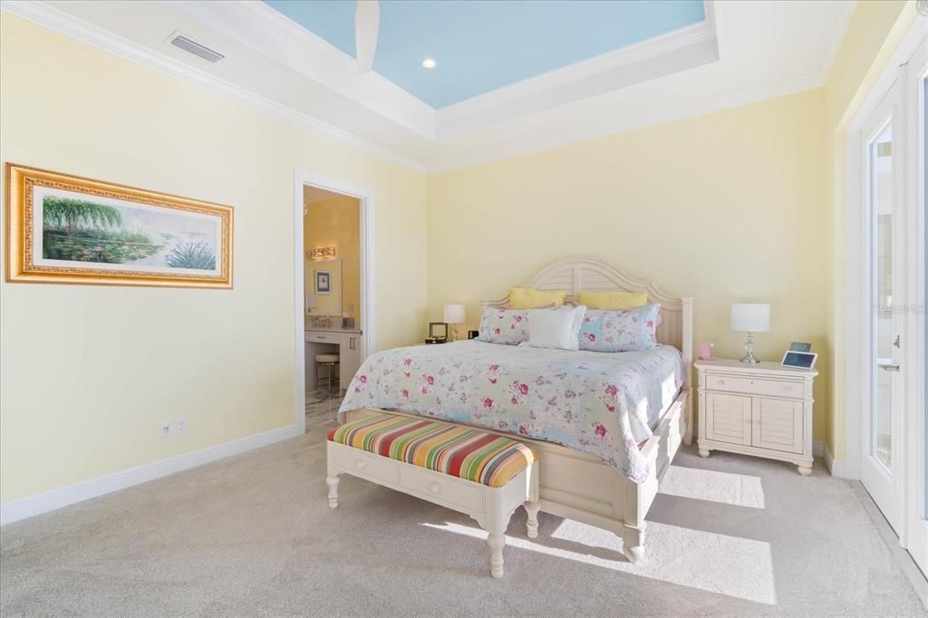 Bedroom, Interior, Recessed Lighting