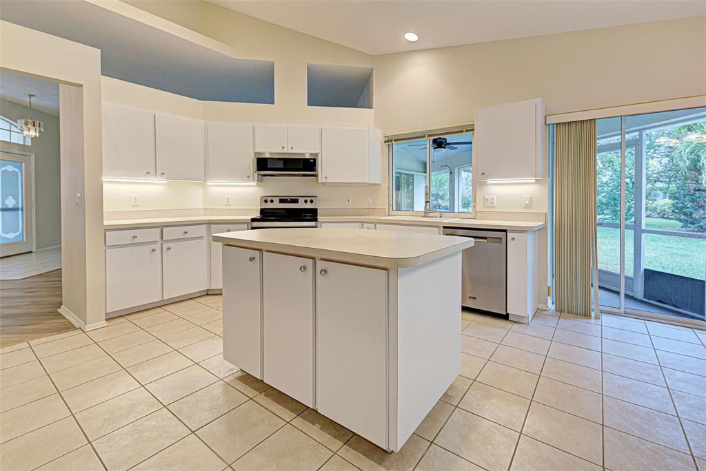 Interior, Kitchen, Recessed Lighting, Stainless Steel Appliances