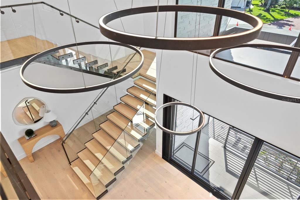 Interior, Pendant Lights, Wood Texture Flooring