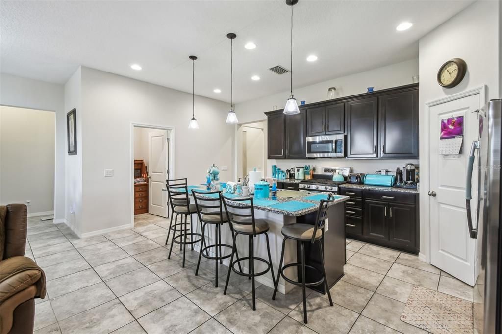 Interior, Kitchen, Pendant Lights, Recessed Lighting