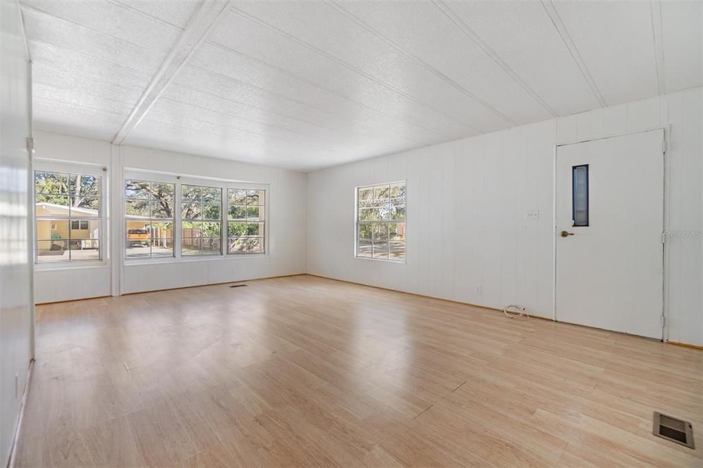Empty room, Interior, Wood Texture Flooring