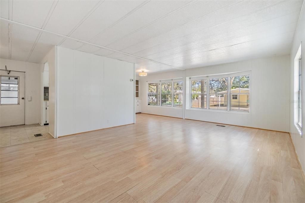 Empty room, Interior, Wood Texture Flooring
