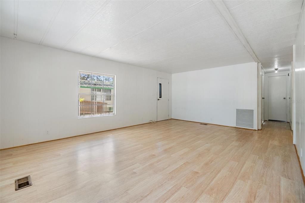 Empty room, Interior, Wood Texture Flooring