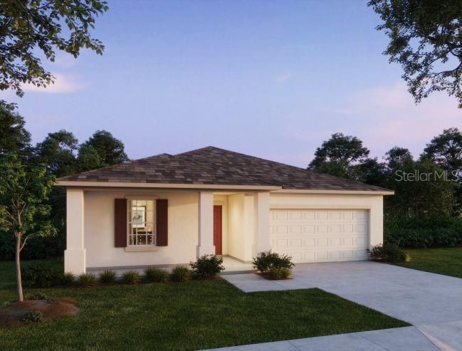 Attached, Exterior, Facade, Ranch