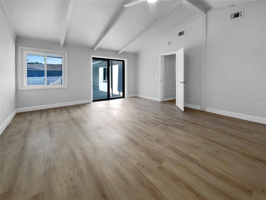 Empty room, Interior, Wood Texture Flooring